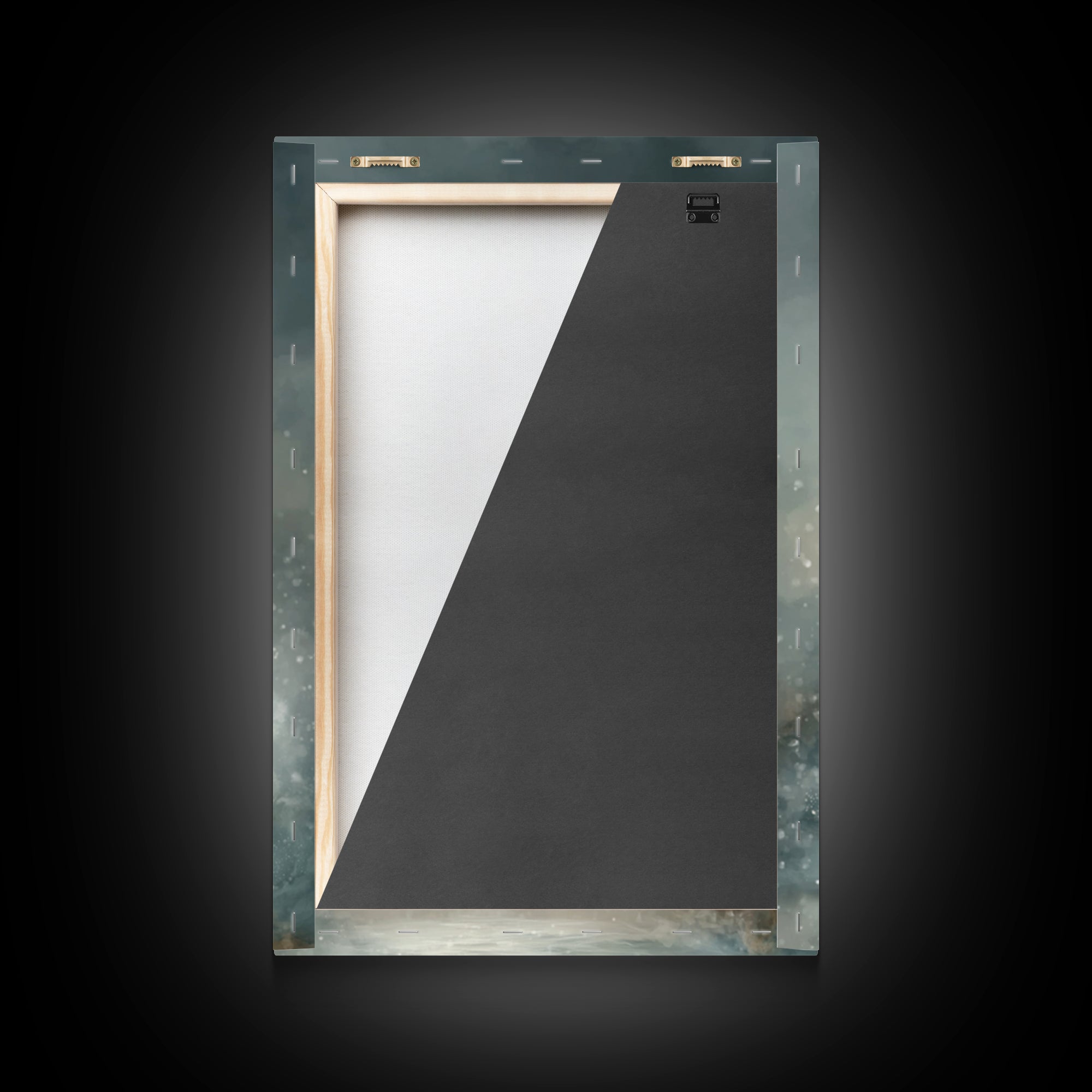 Stormlight Promise | Framed Canvas Print | Christian Art Canvas | Jesus Painting | Moody Christian Art | Christian Wall Art