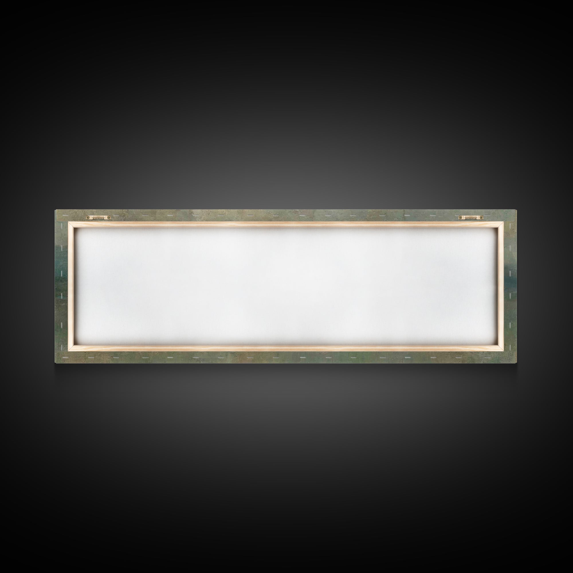Midnight Bethlehem Light – Framed Canvas Print – Panoramic Art – Christian Wall Art – Christian Art Canvas – Christmas Art – Modern Christi
