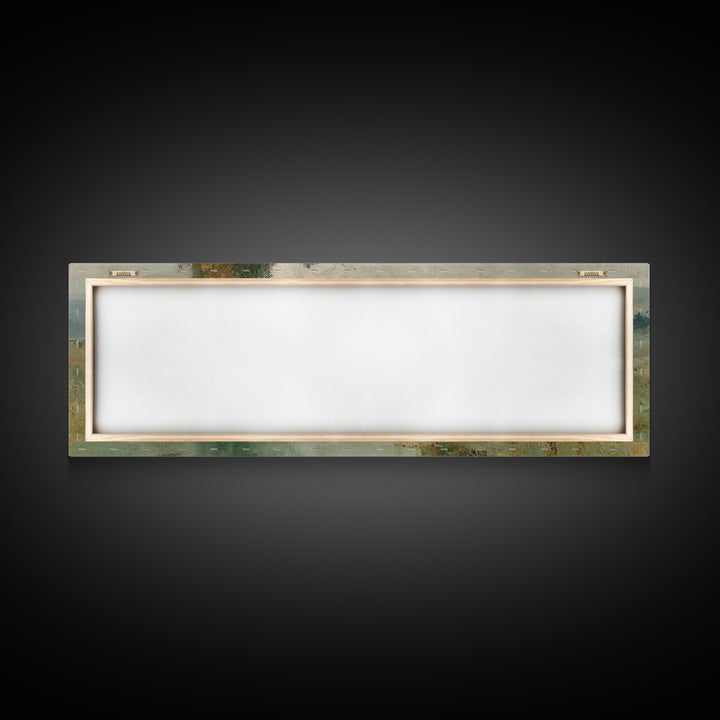 Fields Of Mercy, Framed Canvas Print, Christian Art Canvas, Christian Wall Art, Panoramic Wall Art, Jesus Painting