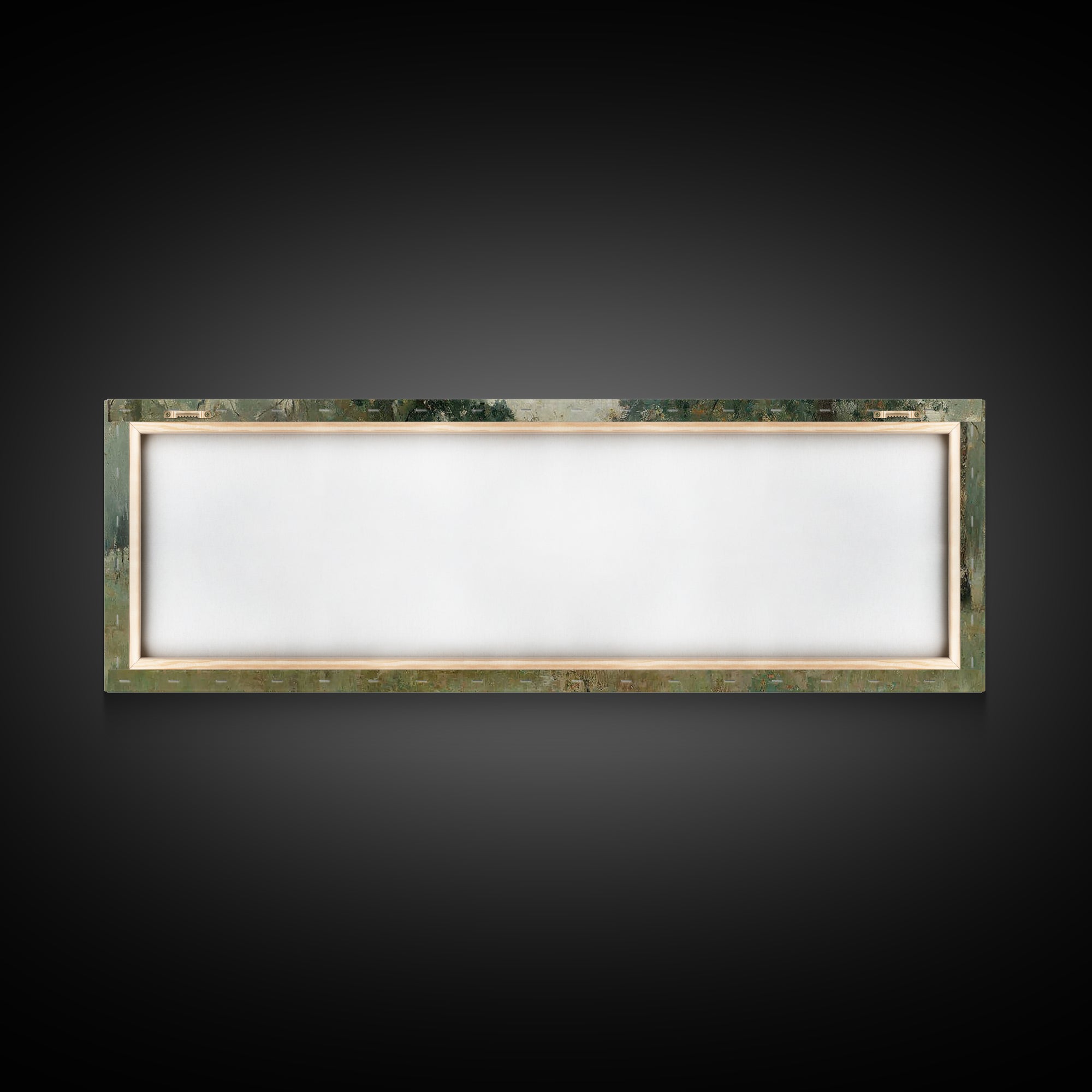 Forest Of Peace – Framed Canvas Print – Christian Art – Panoramic Painting – Jesus Wall Art – Christian Gift Ideas