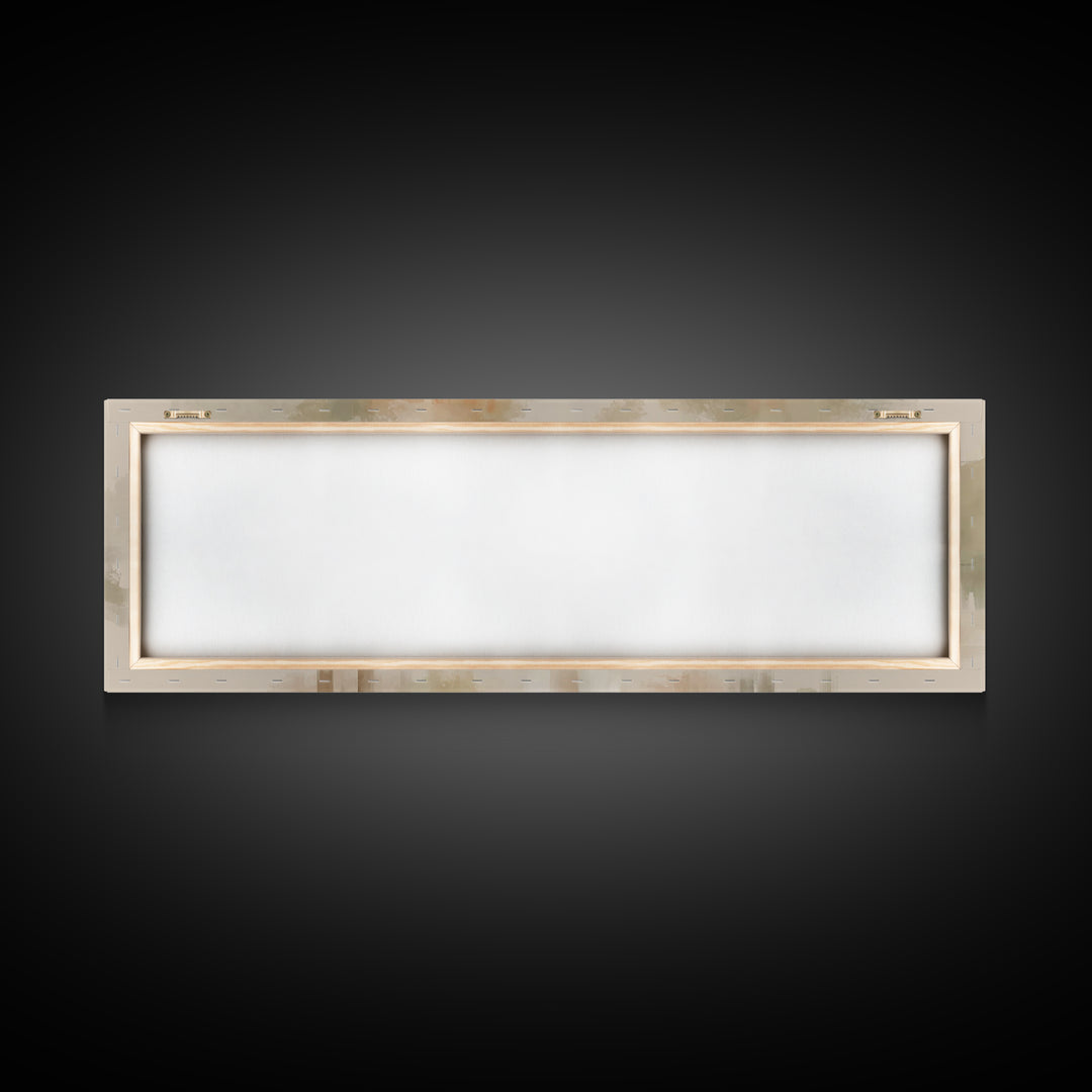 Autumn Light Divine | Framed Canvas Print | Christian Wall Art | Panoramic Wall Art | Jesus Painting | Christian Art Canvas