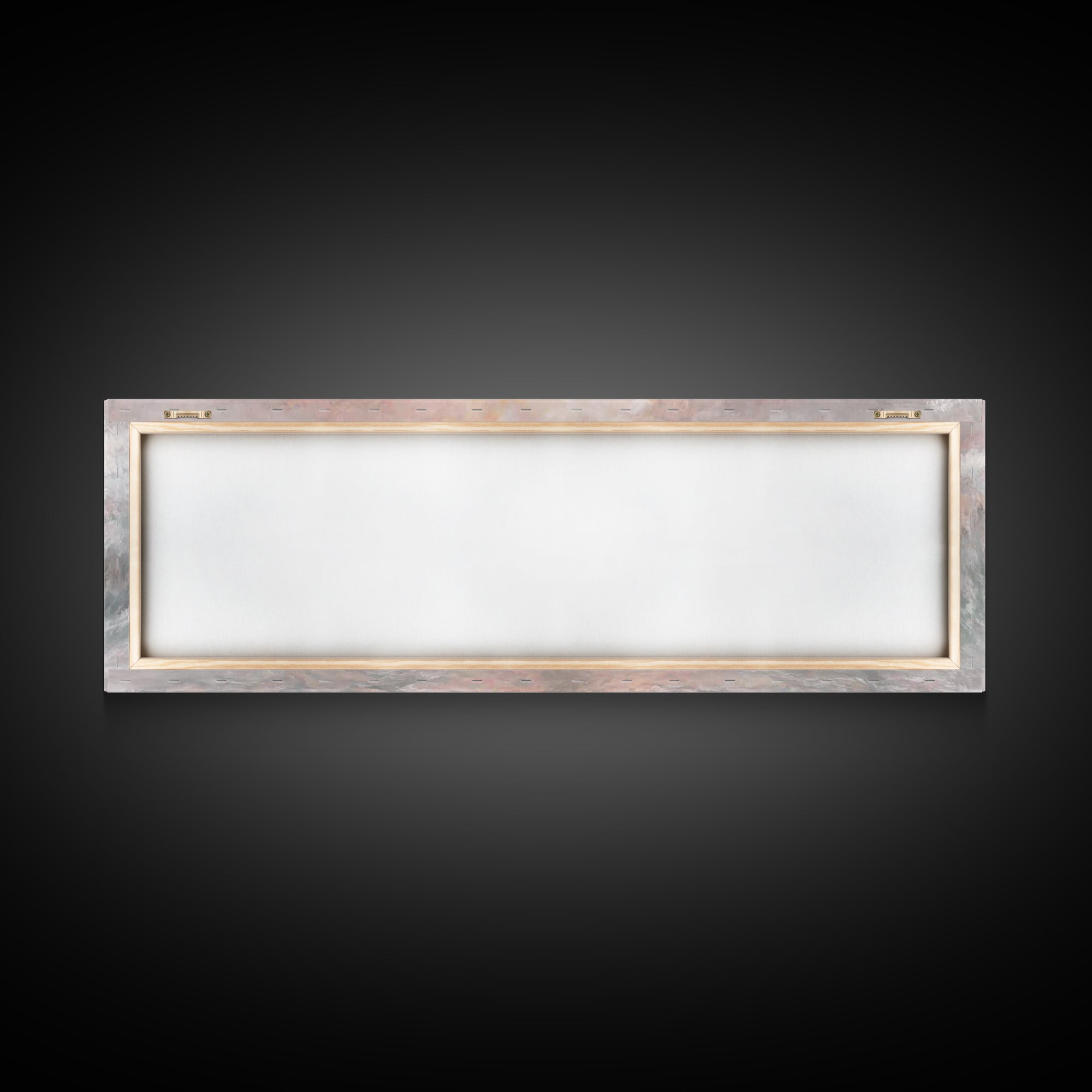 Morning Tide Mercy | Framed Canvas Print | Christian Art | Jesus Painting | Panoramic Frame | Christian Wall Art | Modern Christian Art