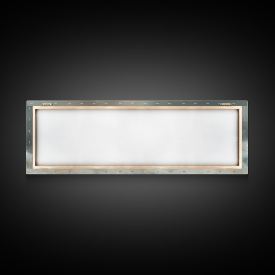 Eternal Wave Dawn – Framed Canvas Print – Christian Art Canvas – Panoramic Painting – Jesus Wall Art – Christian Art – Christian Gift