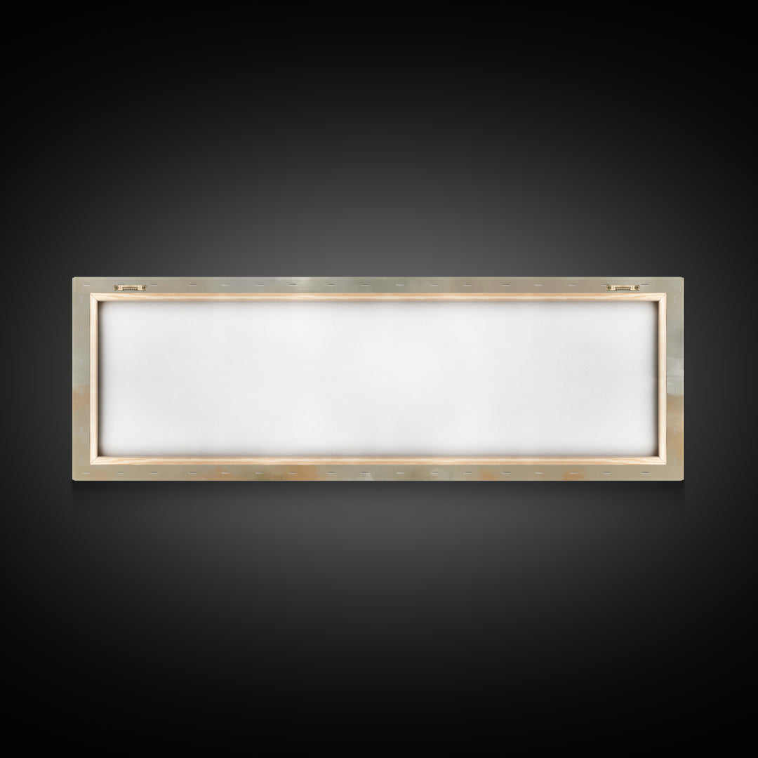 Blossoms Of Grace – Framed Canvas Print – Christian Wall Art – Jesus Painting – Christian Art Canvas – Panoramic Wall Art – Christian Decor