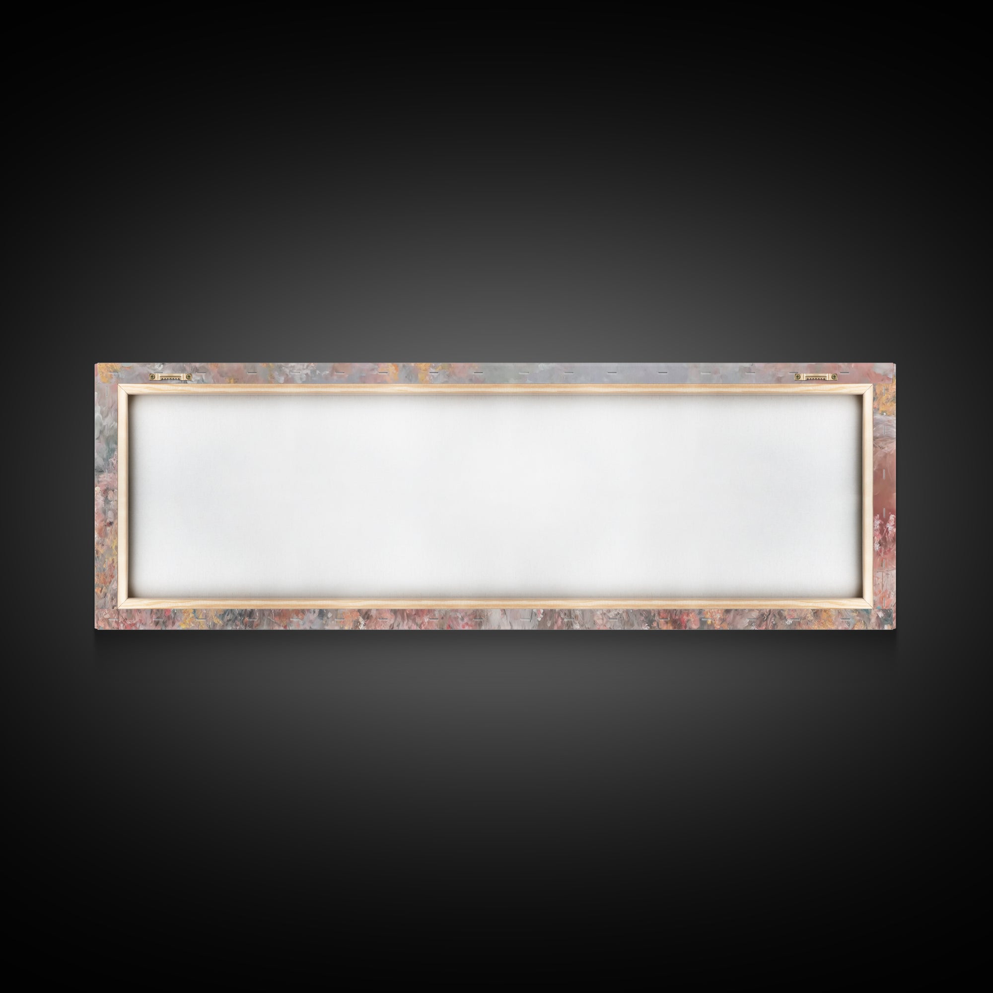 Fields Of Delight, Framed Canvas Print, Christian Art Canvas, Panoramic Wall Art, Jesus Painting, Christian Decorations, Modern Christian A