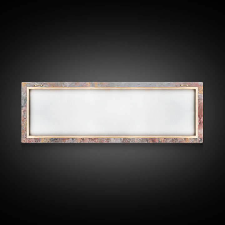Fields Of Delight, Framed Canvas Print, Christian Art Canvas, Panoramic Wall Art, Jesus Painting, Christian Decorations, Modern Christian A