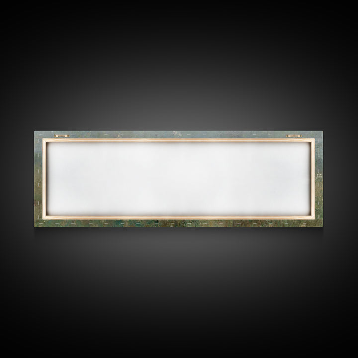 Quiet Bloom Path | Framed Canvas Print | Panoramic Painting | Christian Art | Christian Art Canvas | Jesus Painting | Christian Wall Art |