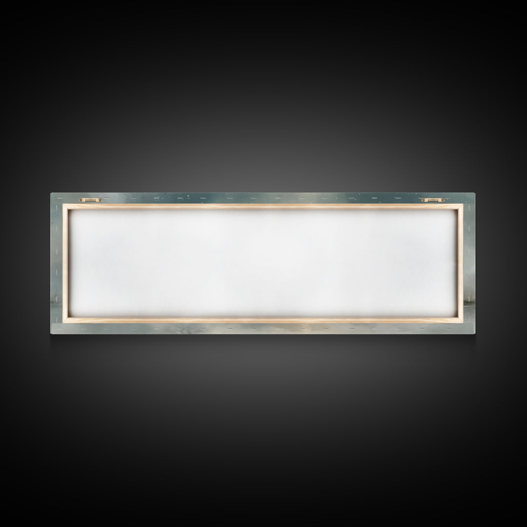 Heavenly Night | Framed Canvas Print | Panoramic Print | Christian Art | Christmas Wall Art | Christian Art Canvas | Christian Christmas De