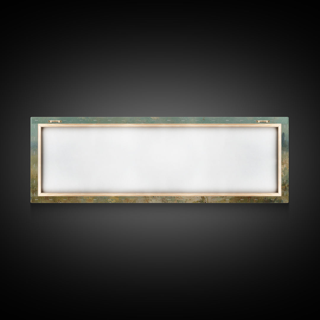 Horizon Of Mercy, Framed Canvas Print, Panoramic Wall Art, Christian Art Canvas, Christian Art, Jesus Painting, Subtle Christian Art, Chris