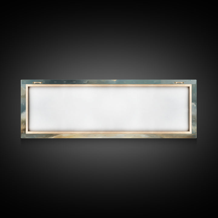 Cloudborne Light – Framed Canvas Print – Panoramic Print – Christian Art Canvas – Jesus Painting – Christian Wall Art – Modern Christian Ar