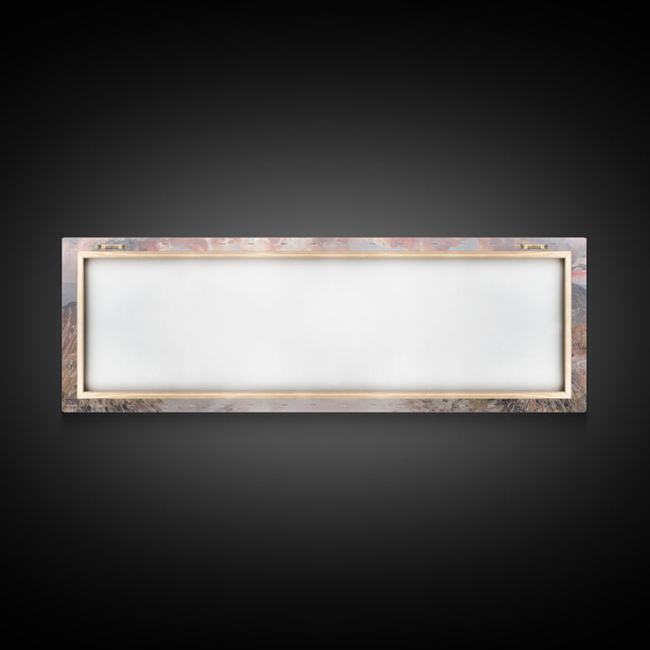 Radiant Ascend, Framed Canvas Print, Extra Wide Art, Christian Wall Art, Christian Art Canvas, Jesus Painting, Modern Christian Painting, C