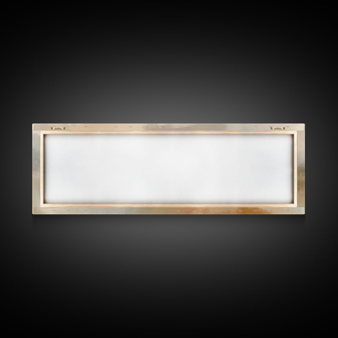 Still Waters Walk | Framed Canvas Print | Panoramic Wall Art | Christian Art Canvas | Christian Art | Jesus Painting | Minimalist Christian