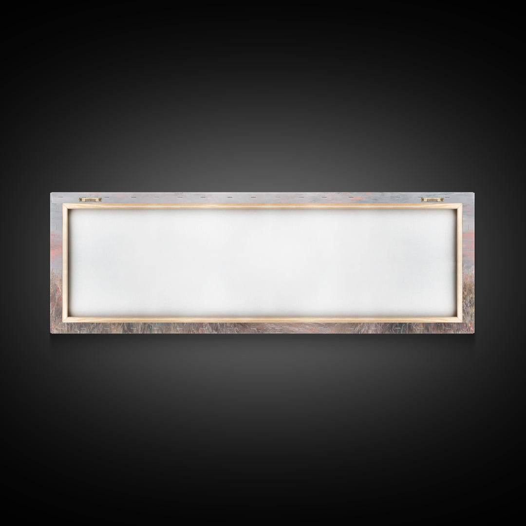 Evening Path Grace, Framed Canvas Print, Panoramic Print, Christian Wall Art, Christian Art Canvas, Jesus Painting, Christian Gift Ideas, S