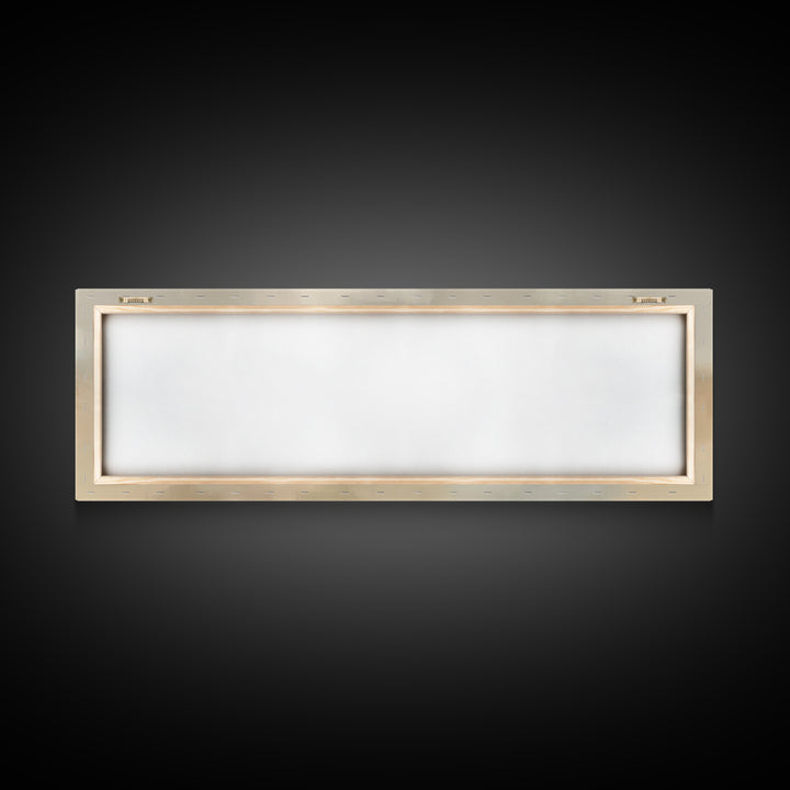 Gathered In Faith – Framed Canvas Print – Panoramic Art – Christian Art Canvas – Christian Wall Art – Jesus Painting – Modern Christian Art