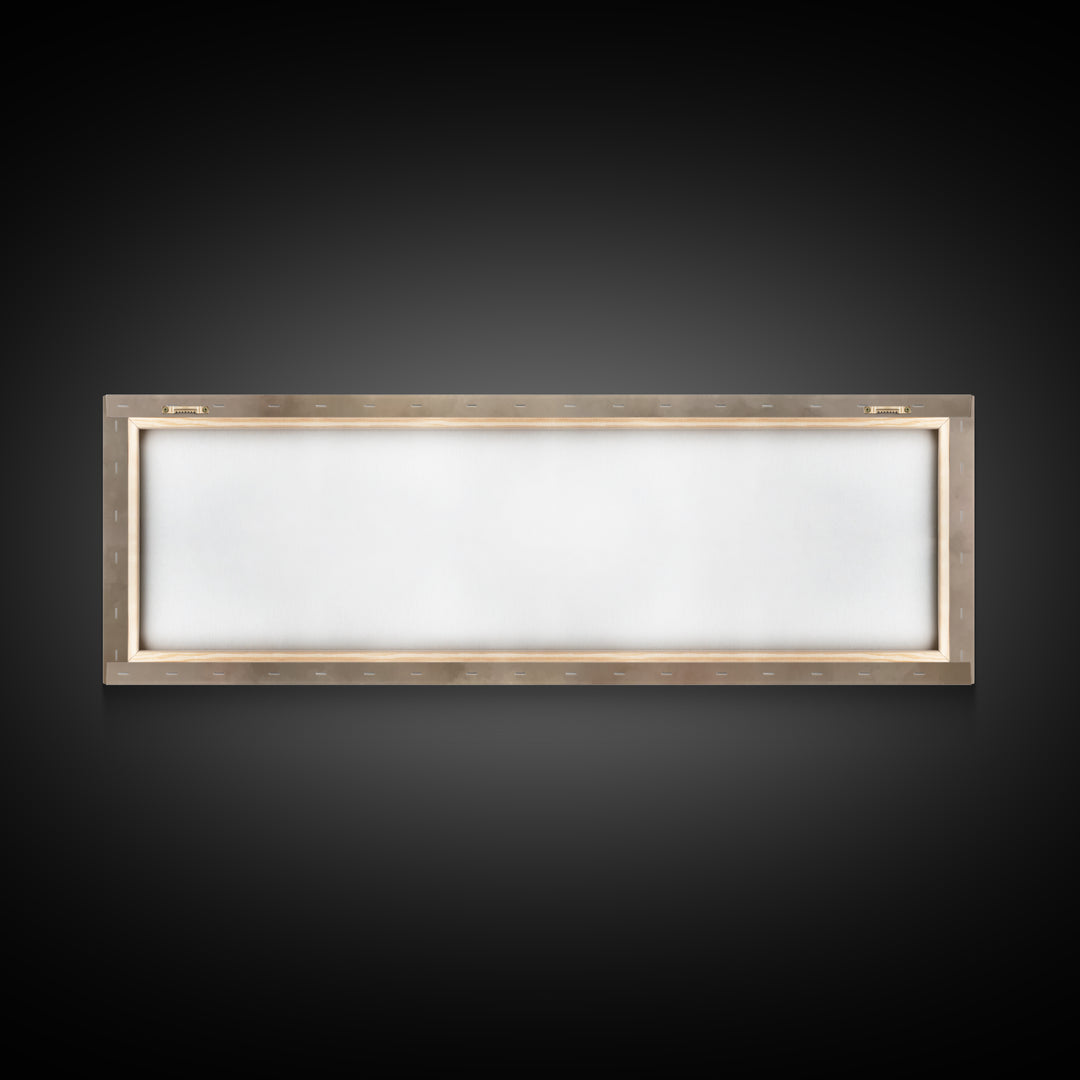 Pilgrims Of Light – Framed Canvas Print – Panoramic Art – Christian Wall Art – Jesus Painting – Christian Art Canvas – Christian Decor