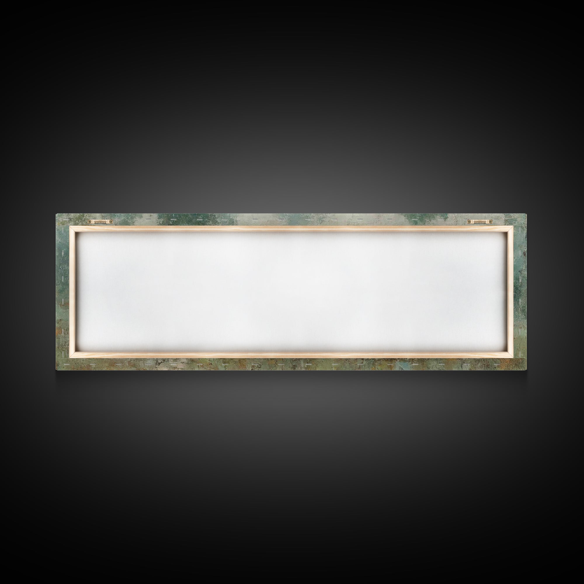 Misty Gathering, Framed Canvas Print, Panoramic Painting, Christian Art Canvas, Christian Wall Art, Jesus Painting, Christian Decor