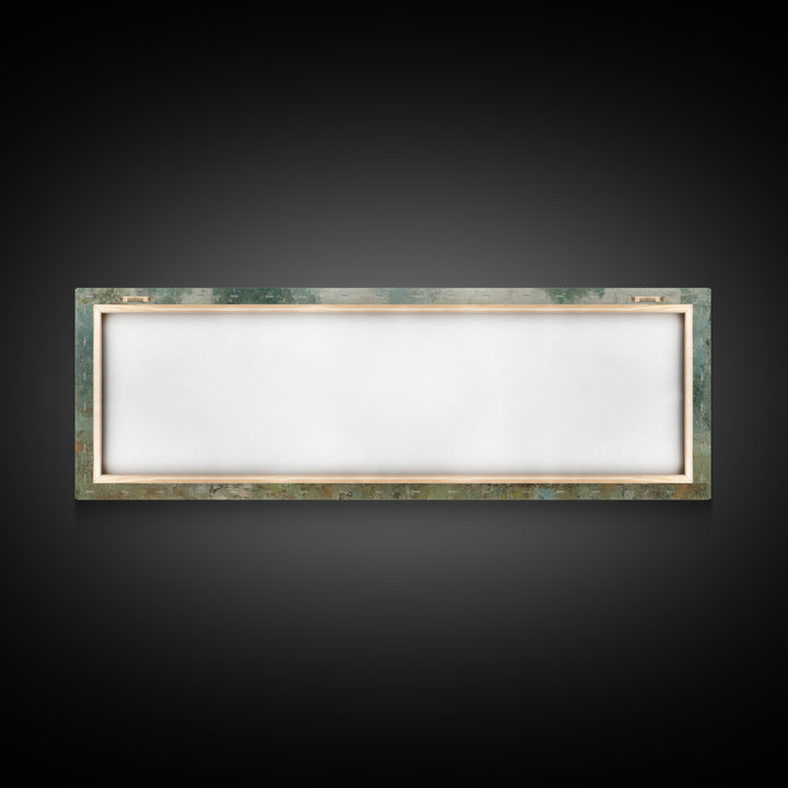 Misty Gathering, Framed Canvas Print, Panoramic Painting, Christian Art Canvas, Christian Wall Art, Jesus Painting, Christian Decor