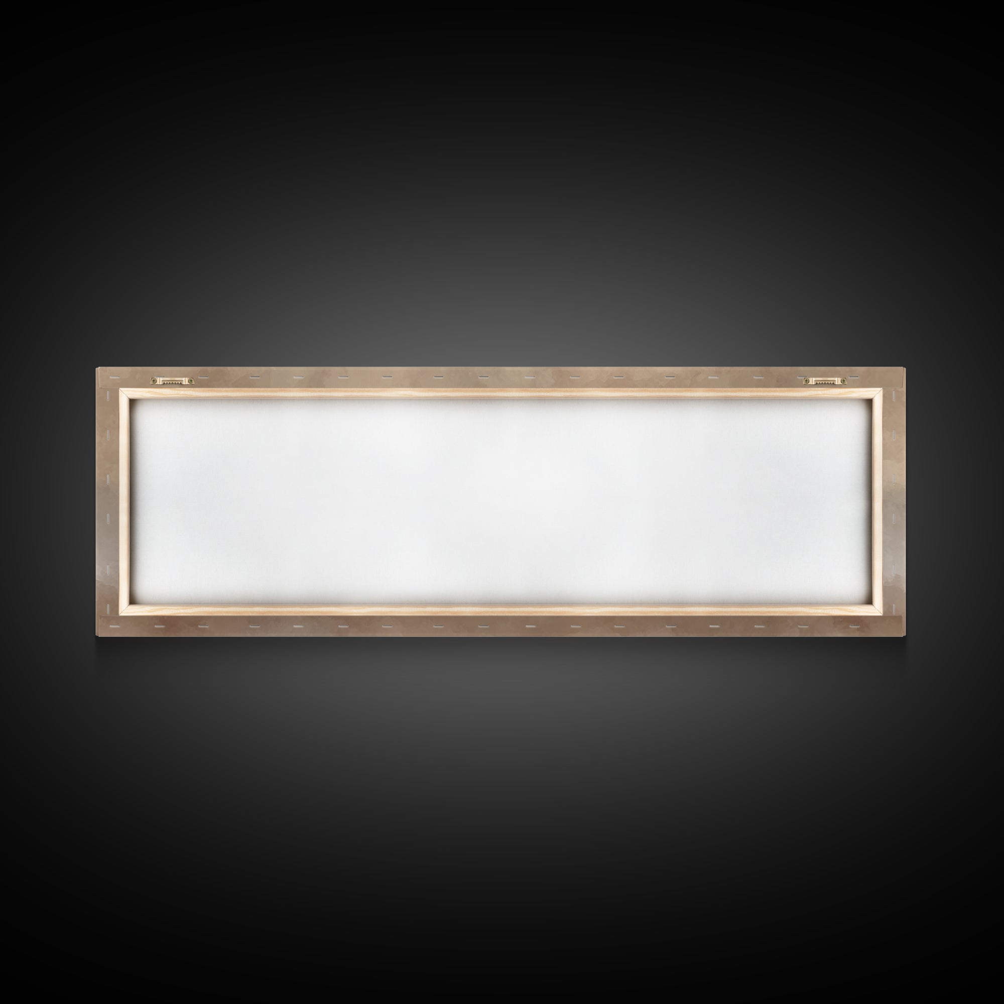 Rustic Chapel Mist – Framed Canvas Print – Panoramic Frame – Christian Art Canvas – Christian Wall Art – Christian Christmas Art – Christia
