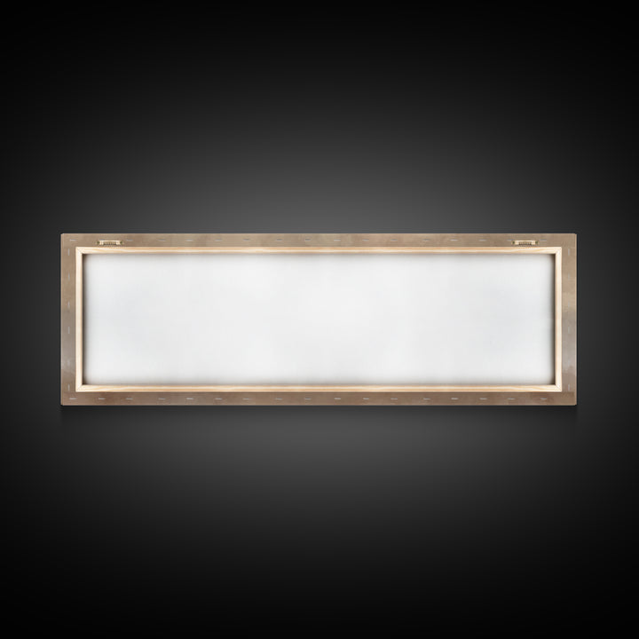 Rustic Chapel Mist – Framed Canvas Print – Panoramic Frame – Christian Art Canvas – Christian Wall Art – Christian Christmas Art – Christia