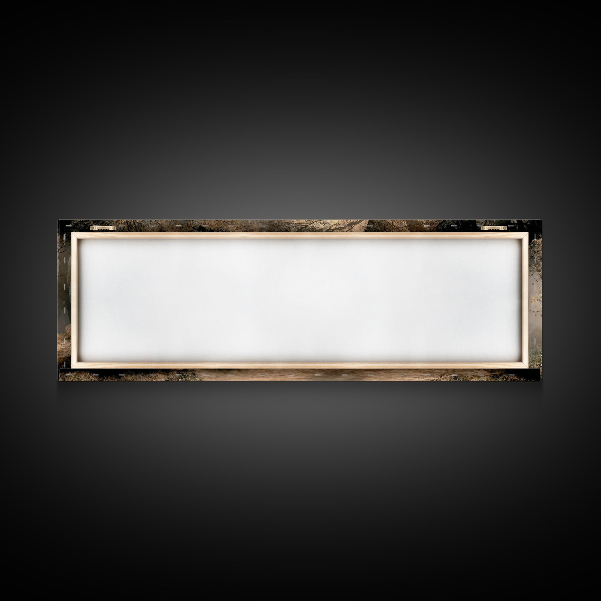 Path Of Mercy – Framed Canvas Print – Christian Wall Art – Jesus Painting – Panoramic Art – Christian Art Canvas – Christian Christmas Art