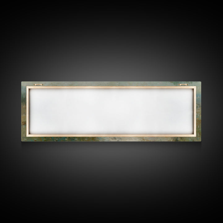 Silent Hill Cross | Framed Canvas Print | Christian Wall Art | Panoramic Print | Christian Art Canvas | Christian Painting | Vintage Christ