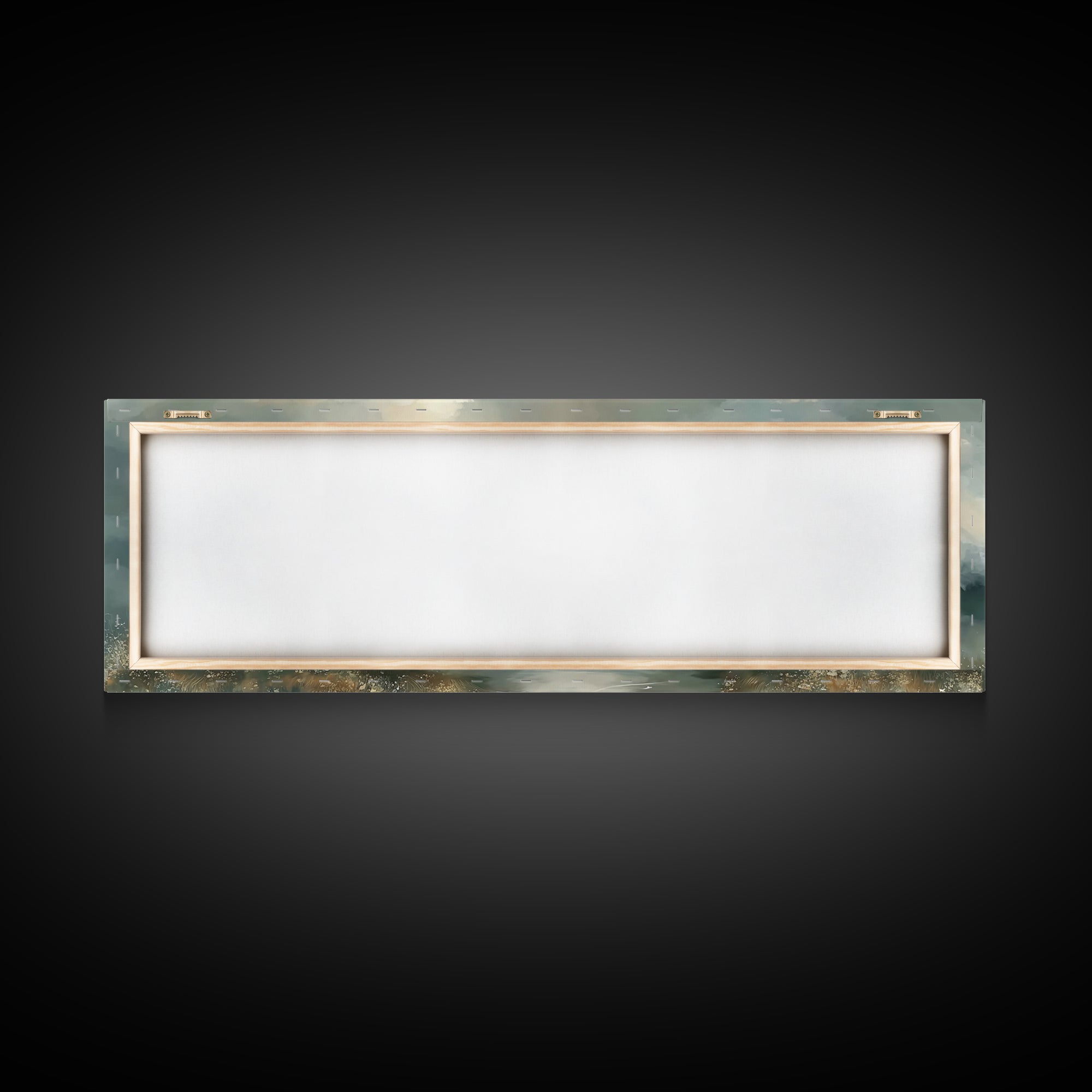 Heavenly Stillness, Framed Canvas Print, Christian Art Canvas, Panoramic Art, Christian Painting, Minimalist Christian Art, Christian Wall