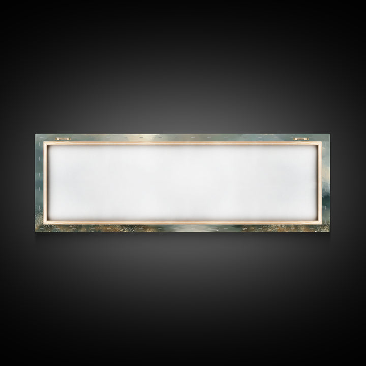 Heavenly Stillness, Framed Canvas Print, Christian Art Canvas, Panoramic Art, Christian Painting, Minimalist Christian Art, Christian Wall