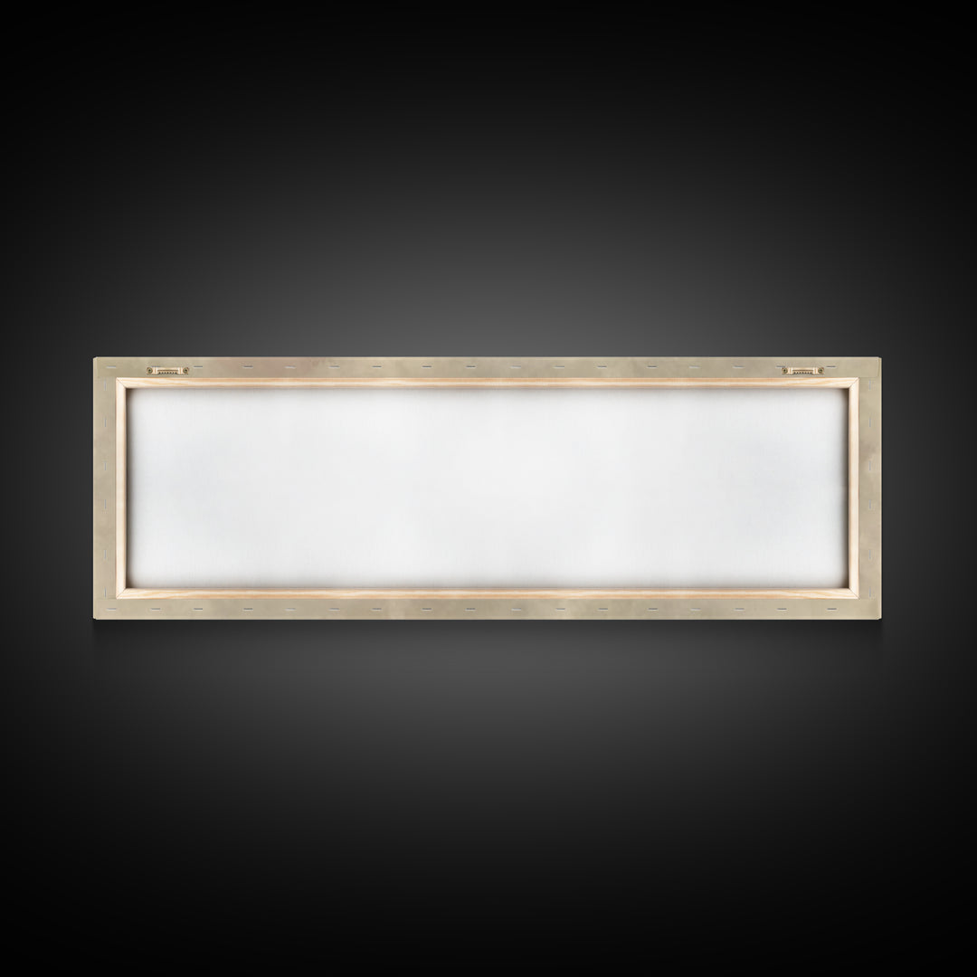 Valley Of Peace | Framed Canvas Print | Christian Art Canvas | Panoramic Wall Art | Christian Christmas Art | Jesus Painting | Christian De