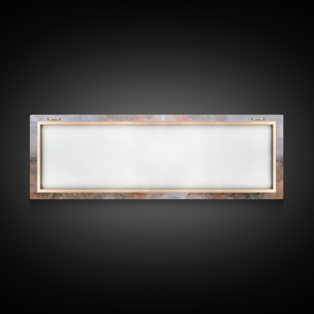 Eternal Presence – Framed Canvas Print – Christian Wall Art – Panoramic Art – Christian Art Canvas – Christian Painting – Moody Christian A