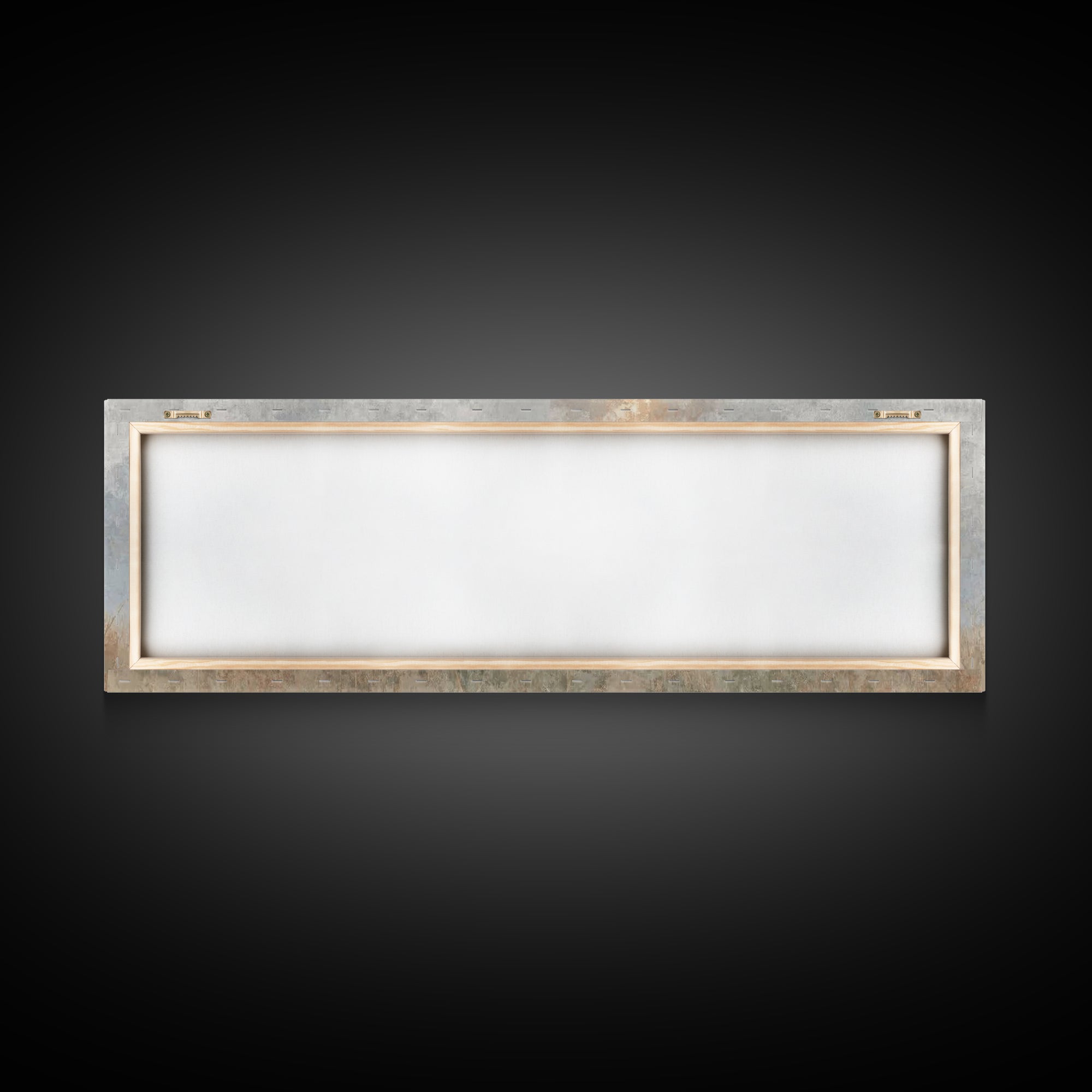 Starborn Manger | Framed Canvas Print | Christmas Wall Art | Christian Christmas Art | Panoramic Frame | Christian Art Canvas | Christmas A