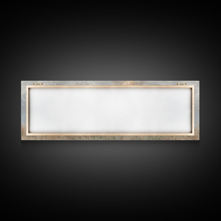 Starborn Manger | Framed Canvas Print | Christmas Wall Art | Christian Christmas Art | Panoramic Frame | Christian Art Canvas | Christmas A