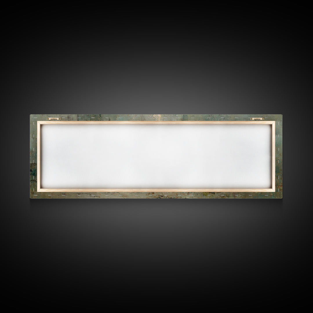Holy Birthstead – Framed Canvas Print – Christian Christmas Art – Panoramic Wall Art – Christian Art Canvas – Christmas Wall Art – Christia