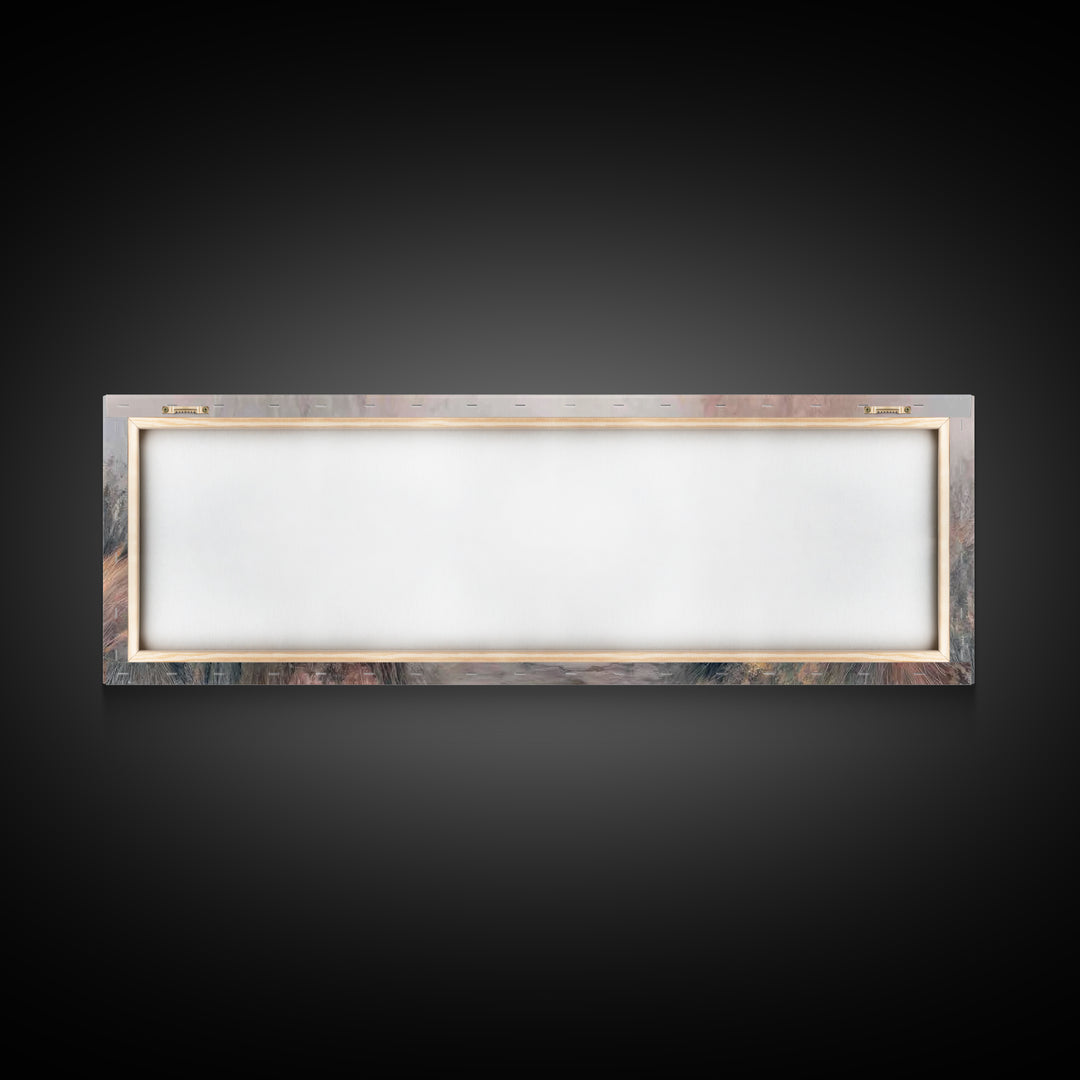 Walking In Glory | Framed Canvas Print | Christian Art Canvas | Christian Wall Art | Jesus Painting | Panoramic Art | Modern Christian Art