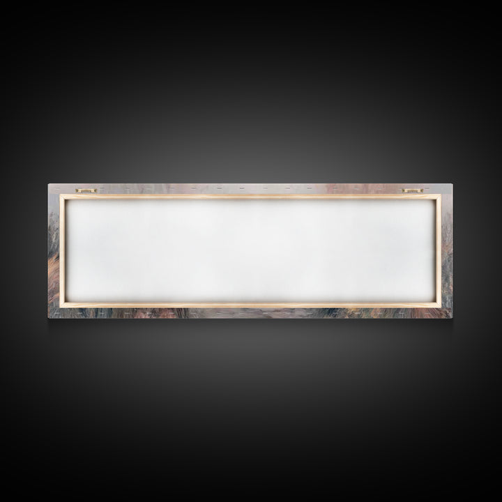Walking In Glory | Framed Canvas Print | Christian Art Canvas | Christian Wall Art | Jesus Painting | Panoramic Art | Modern Christian Art