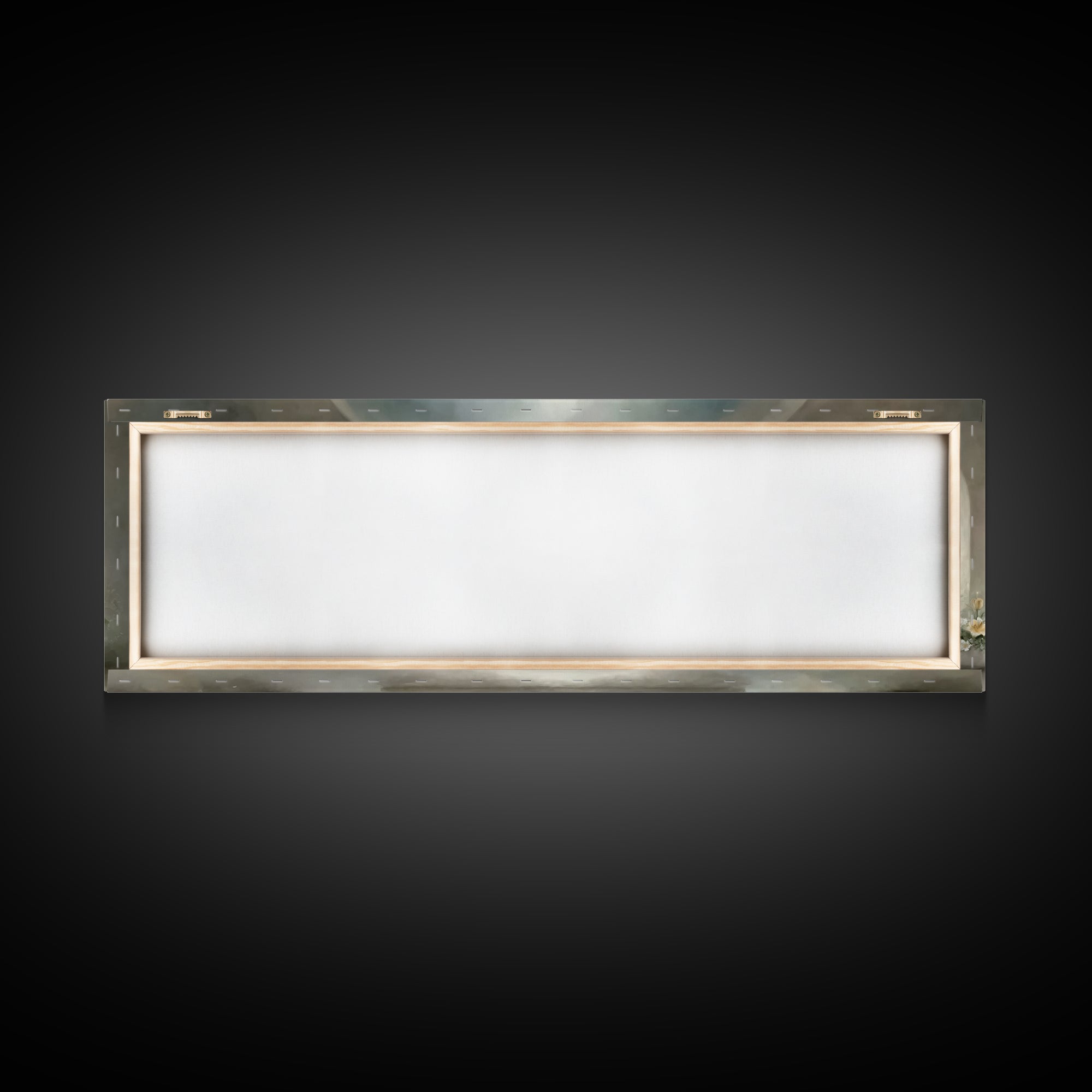 Radiant Sanctuary – Framed Canvas Print – Panoramic Frame – Christian Art Canvas – Christian Wall Art – Christmas Art – Christian Christmas