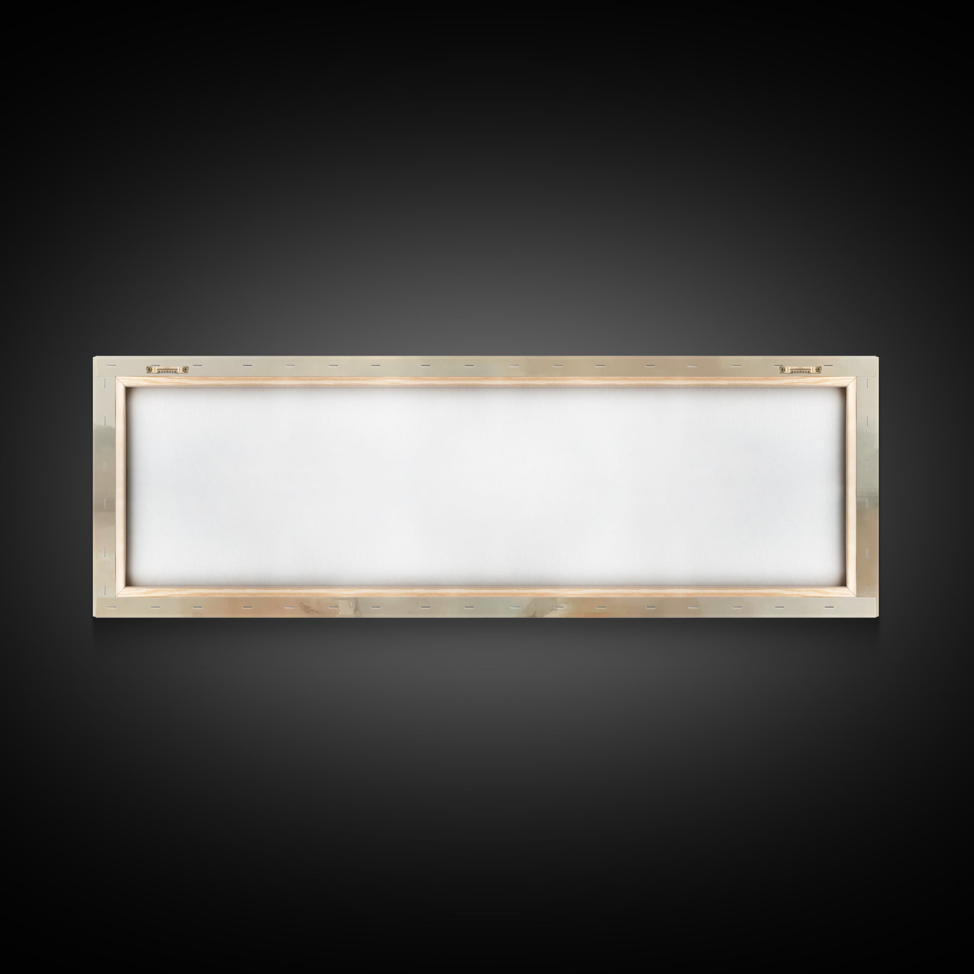 Silent Winter Path – Framed Canvas Print – Christian Wall Art – Christian Art Canvas – Jesus Painting – Panoramic Art – Christmas Art