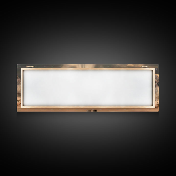 Journey Through Light – Framed Canvas Print – Panoramic Art – Christian Wall Art – Jesus Painting – Christian Art Canvas – Christian Art