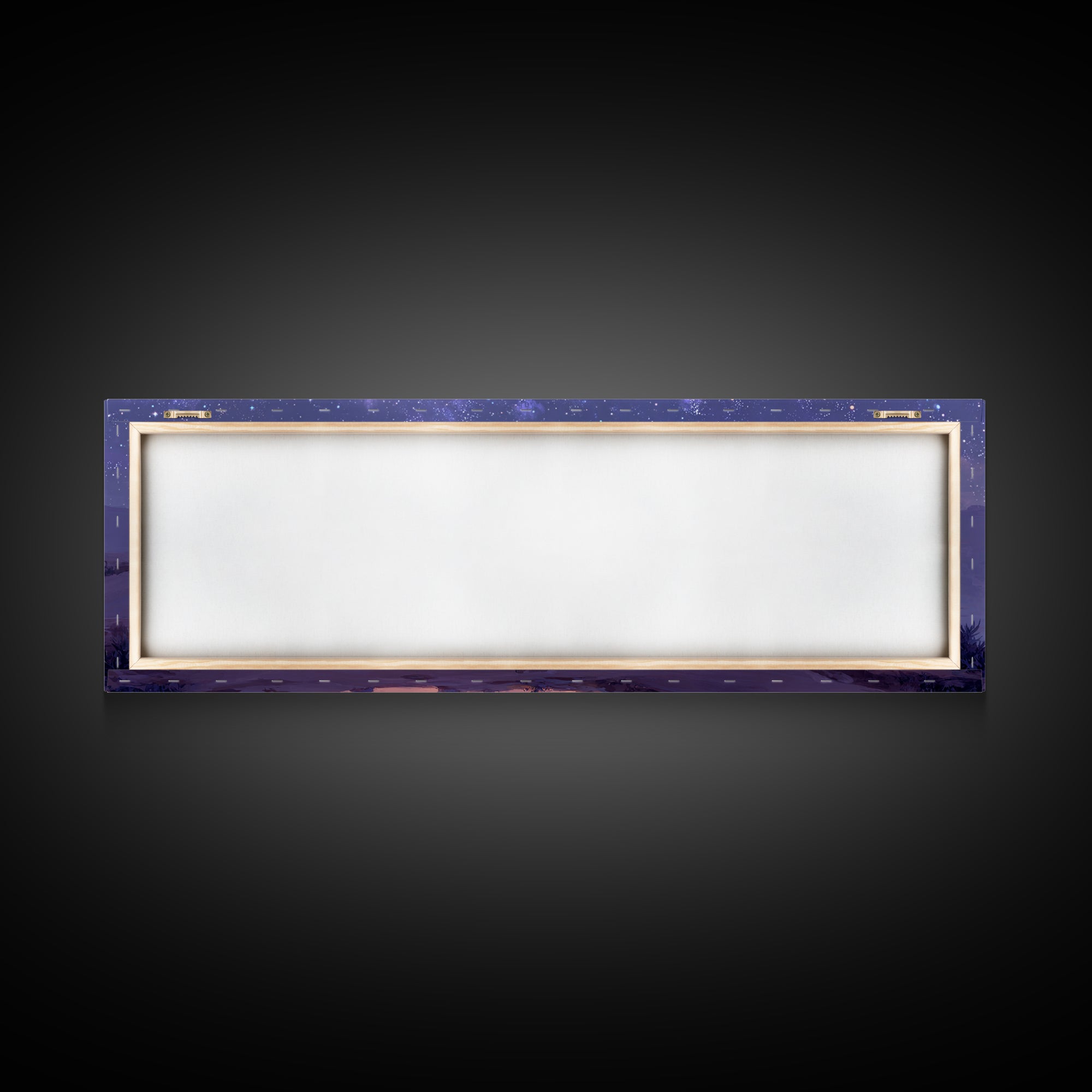 Sacred Cloud Path – Framed Canvas Print – Christian Wall Art – Christian Art Canvas – Panoramic Painting – Christian Christmas Art – Jesus