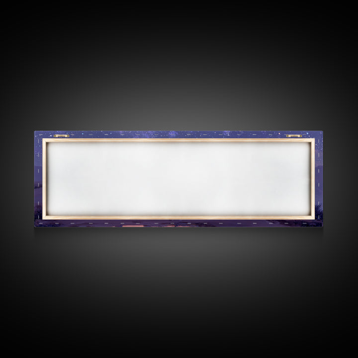 Sacred Cloud Path – Framed Canvas Print – Christian Wall Art – Christian Art Canvas – Panoramic Painting – Christian Christmas Art – Jesus