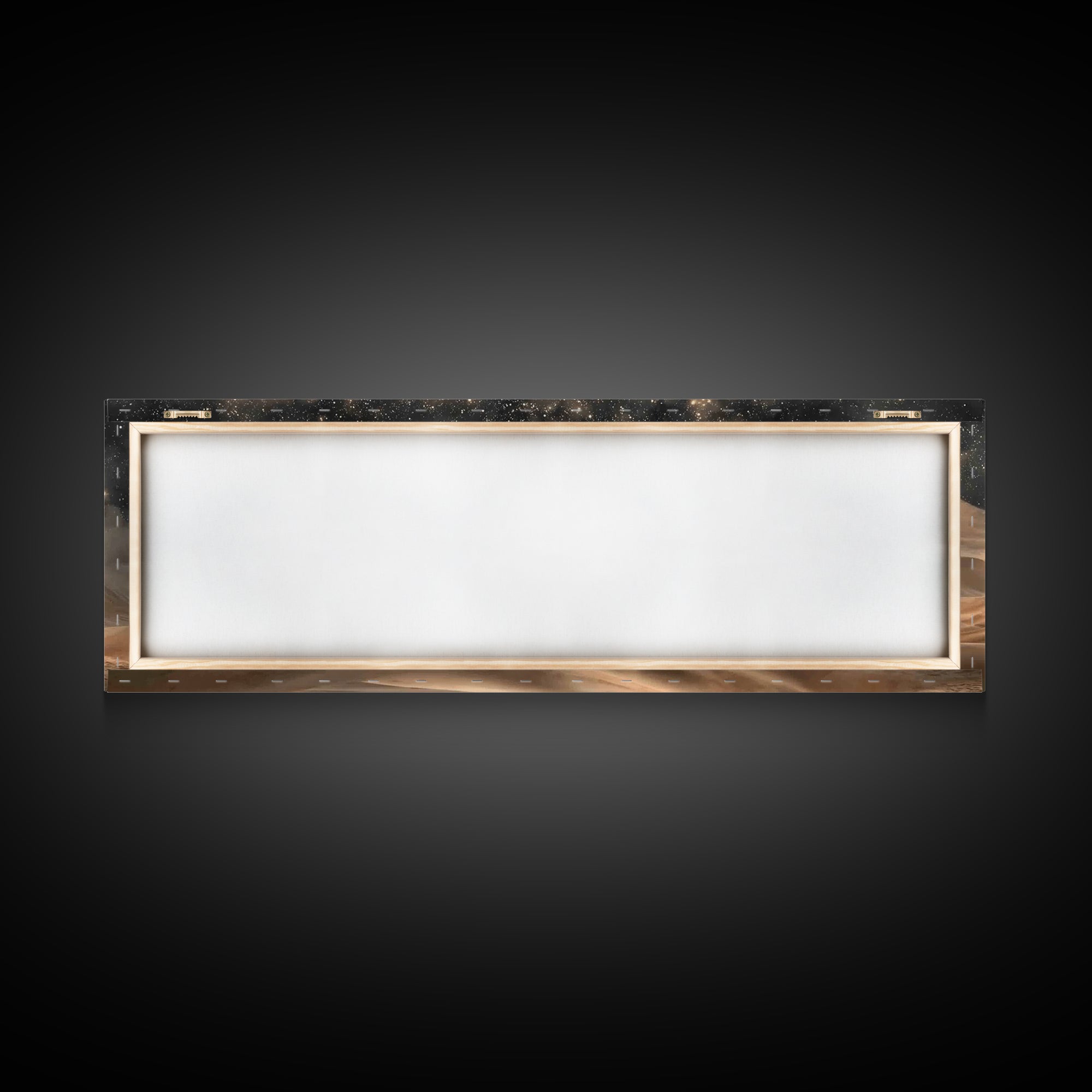 Silent Bethlehem Plains – Framed Canvas Print – Christian Wall Art – Panoramic Frame – Christian Art Canvas – Vintage Christian Art – Chris