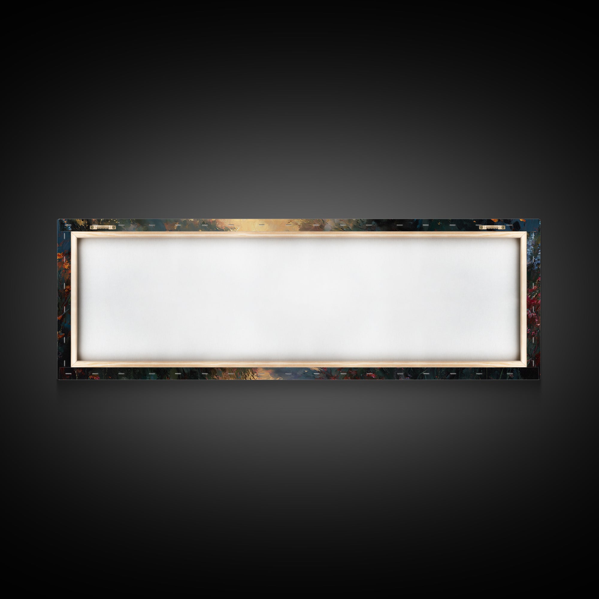 Heavenly Walk | Framed Canvas Print | Panoramic Frame | Christian Art Print | Jesus Christmas Art | Christian Decorations | Large Christian