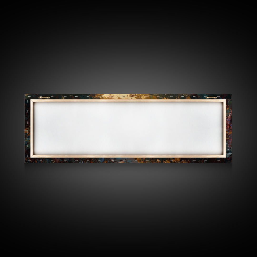 Everlasting Warmth – Framed Canvas Print – Panoramic Art – Christian Wall Art – Jesus Canvas Art – Christian Christmas Decor – Christian Ar