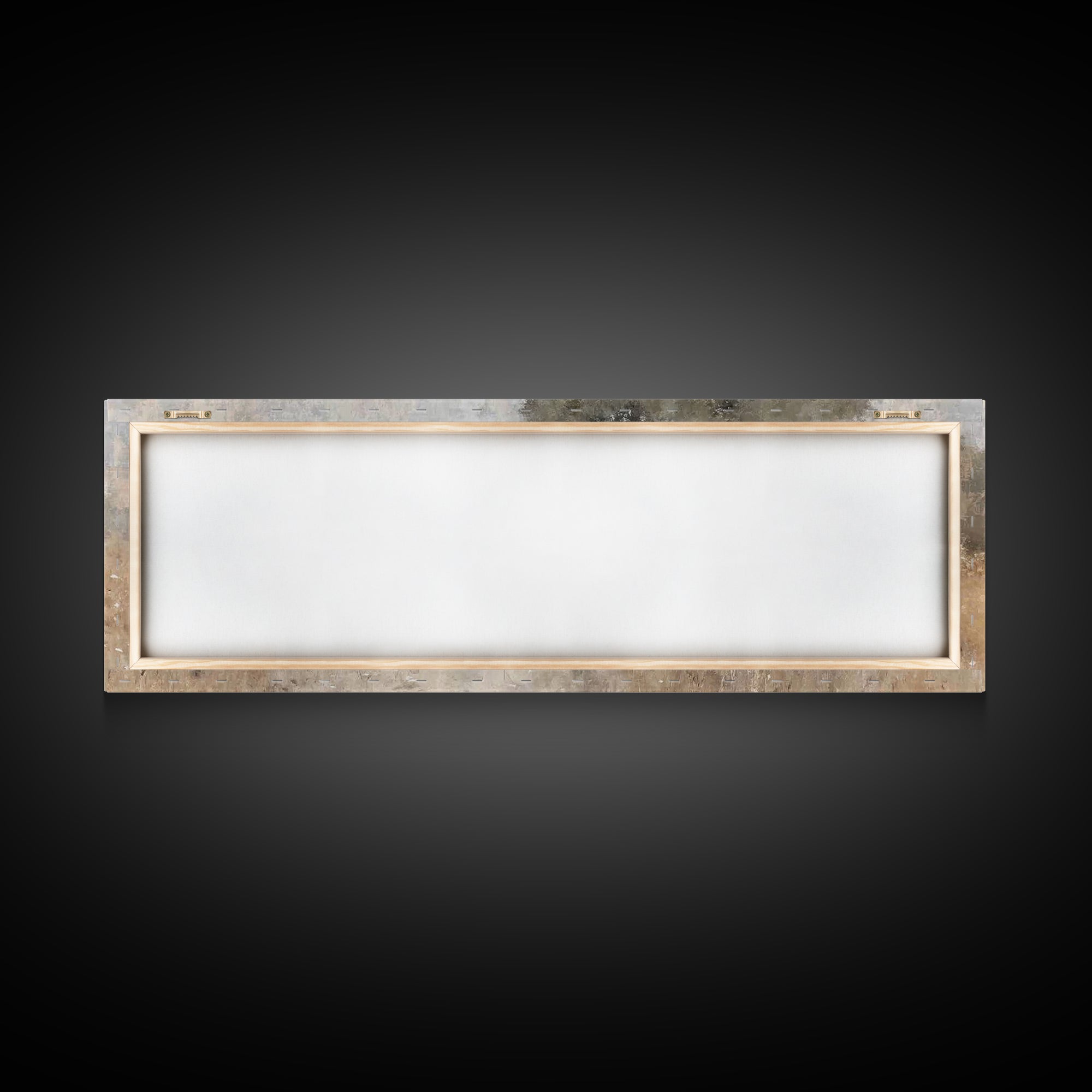 Silent Faith Journey | Framed Canvas Print | Panoramic Painting | Christian Art | Jesus Painting | Christian Christmas Art | Christian Wall