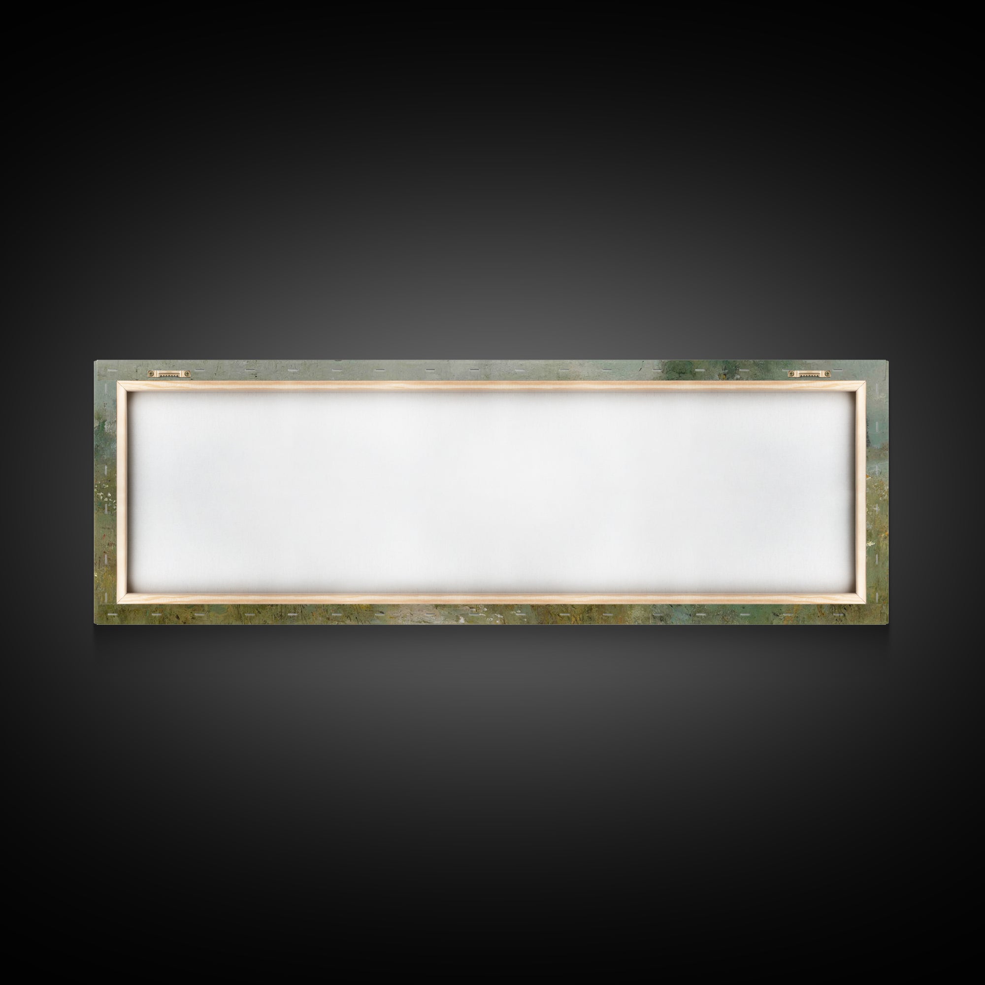 Promise In The Meadow – Framed Canvas Print – Panoramic Art – Christian Wall Art – Christian Art Canvas – Jesus Painting – Christian Art