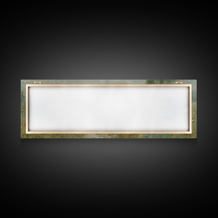 Promise In The Meadow – Framed Canvas Print – Panoramic Art – Christian Wall Art – Christian Art Canvas – Jesus Painting – Christian Art