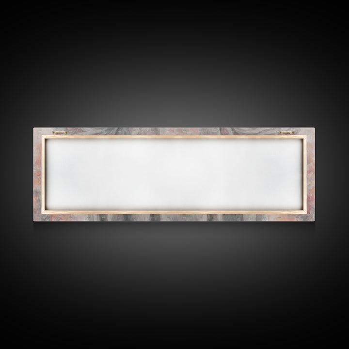 Light Of Giving – Framed Canvas Print – Panoramic Frame – Christian Art Canvas – Christian Wall Art – Jesus Christmas Art – Christian Gift