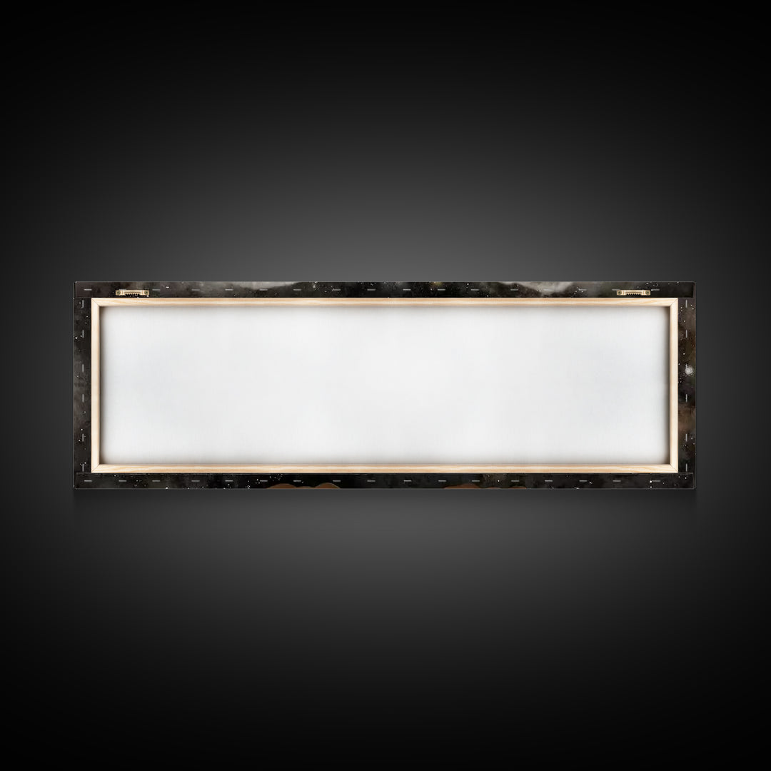 Celestial Offering – Framed Canvas Print – Panoramic Painting – Christian Wall Art – Jesus Art Print – Christian Art Canvas – Christmas Art
