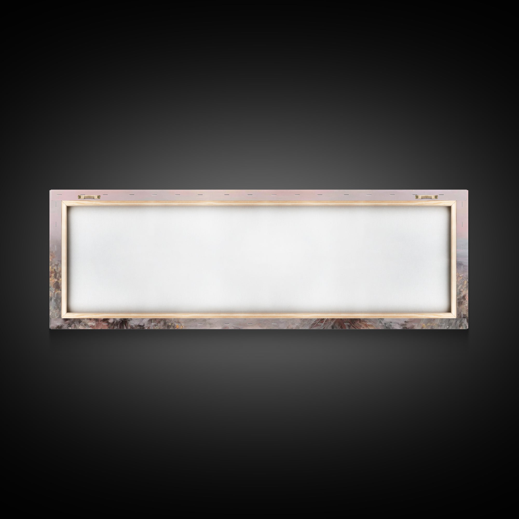 Three At Dawn – Framed Canvas Print – Panoramic Frame – Christian Art Canvas – Christian Art – Christian Wall Art – Modern Christian Painti