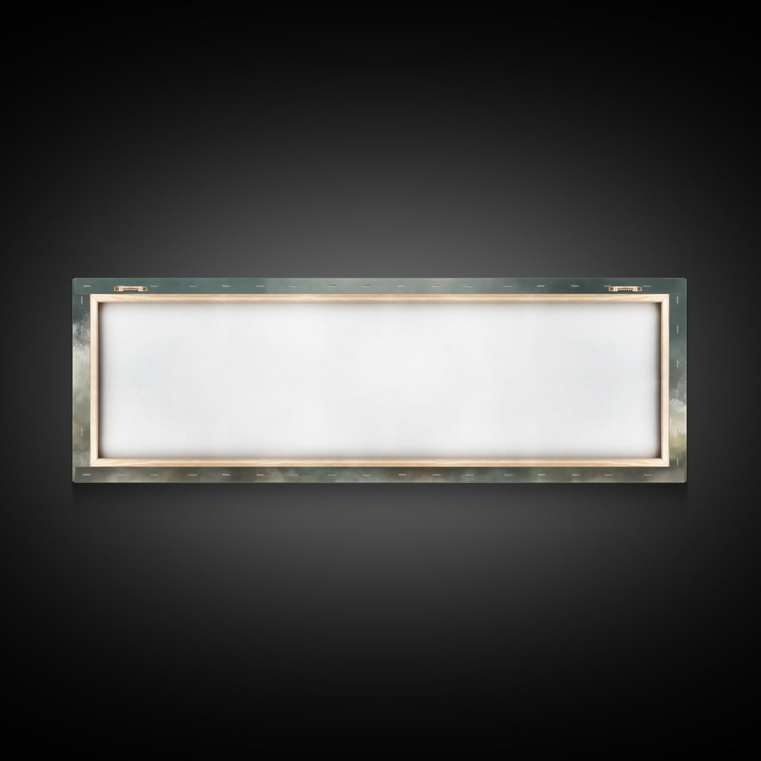 Heavenward Hands – Framed Canvas Print – Panoramic Frame – Christian Art – Christian Art Canvas – Christian Painting – Christian Christmas