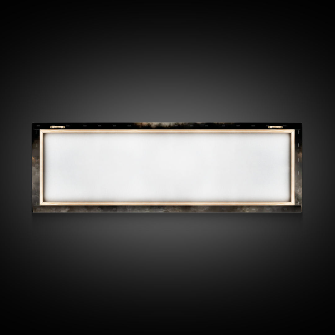 Heavenward Praise – Framed Canvas Print – Christian Wall Art – Panoramic Art – Christian Art Canvas – Jesus Painting – Christian Decor